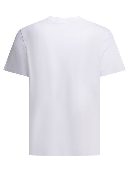 Moncler Crew-neck T-shirt with logo - White
