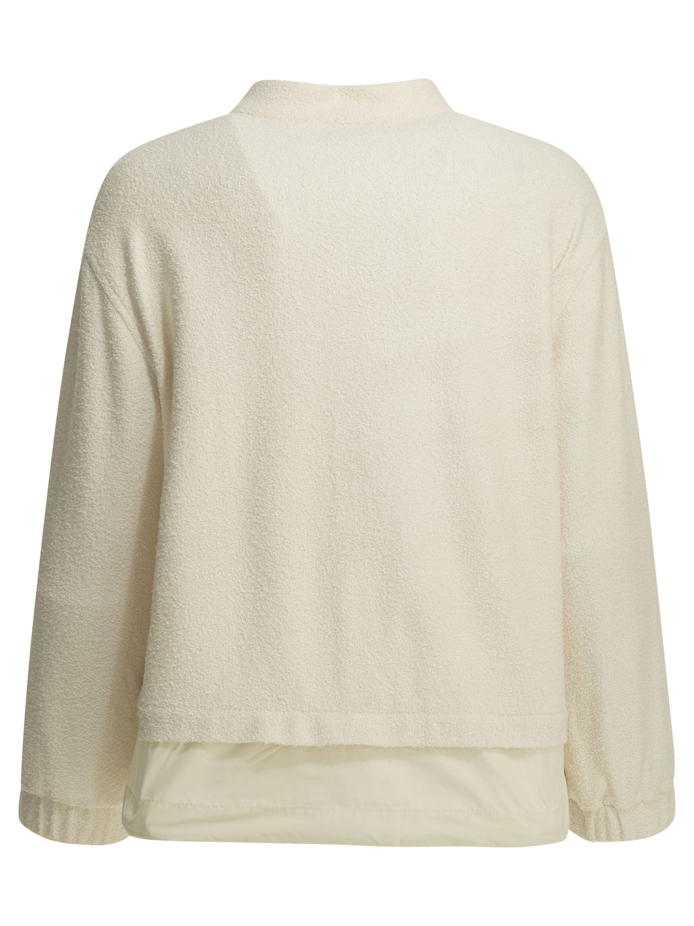 Moncler Cotton bouclé bomber jacket - White