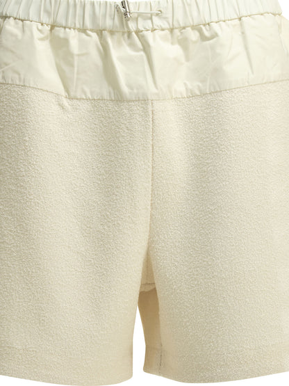 Moncler Cotton tracksuit shorts - White
