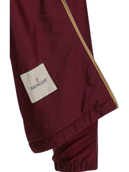 Moncler "Nidge" Raincoat - Bordeaux