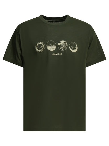 Montbell T-shirts - Green