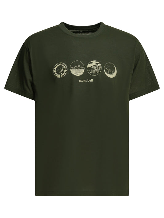 Montbell T-shirts - Green
