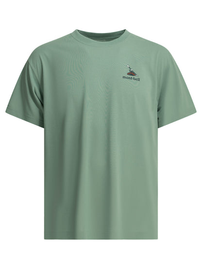 Montbell T-shirts - Light Blue
