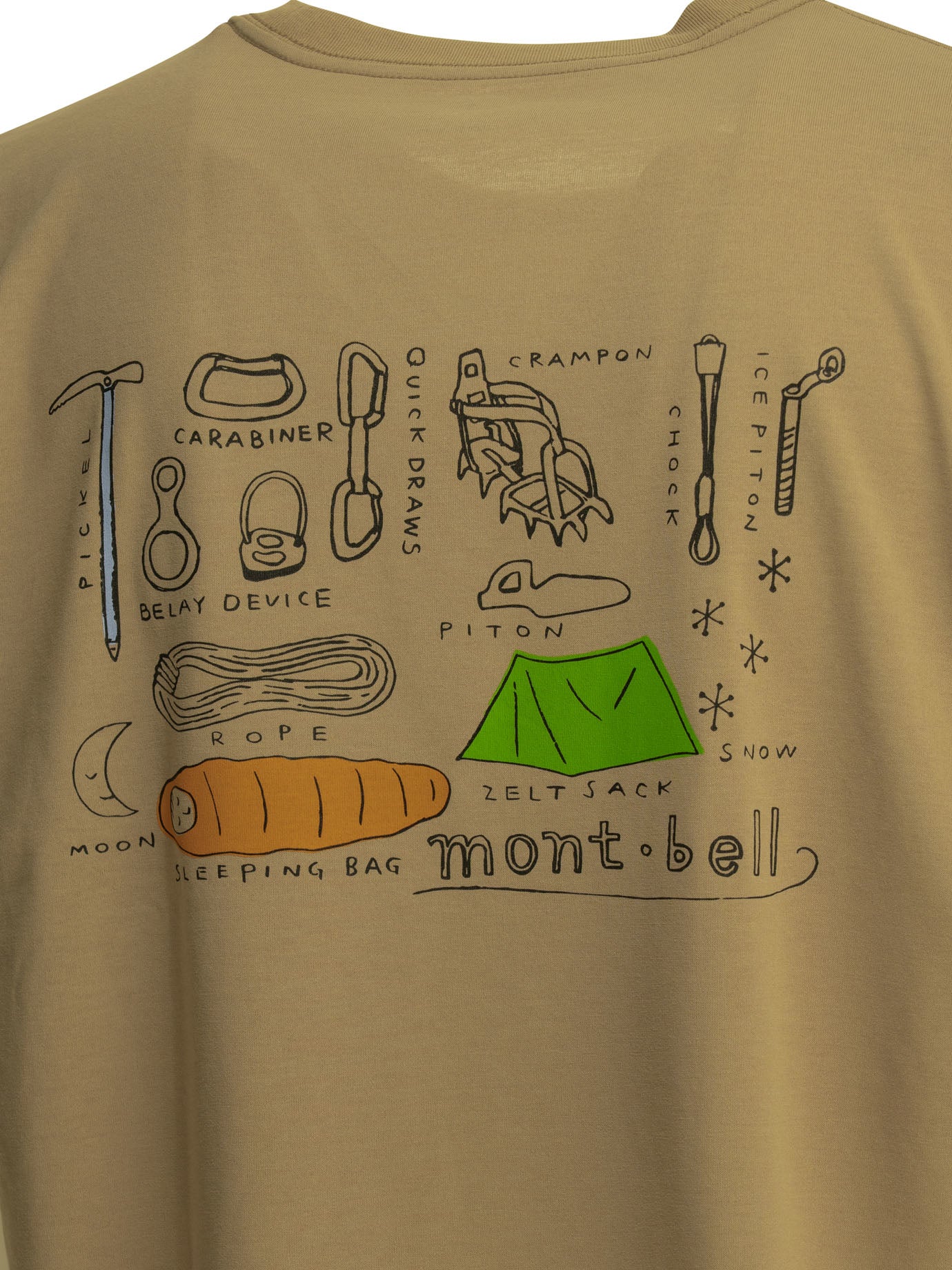 Montbell T-shirts - Beige