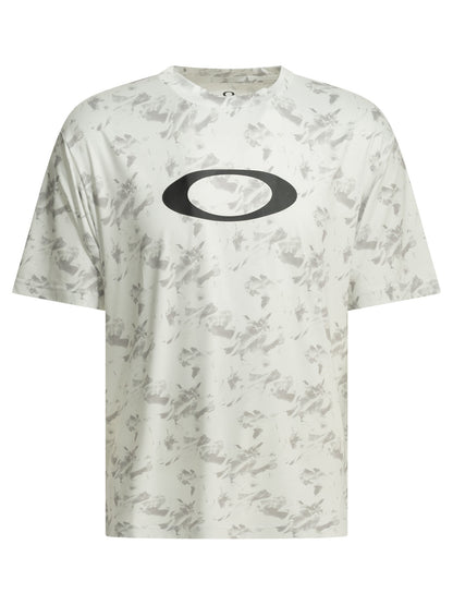 Oakley "Enhance Qdevo SS Tee Graphic 5.0" Crew-neck T-shirt - White