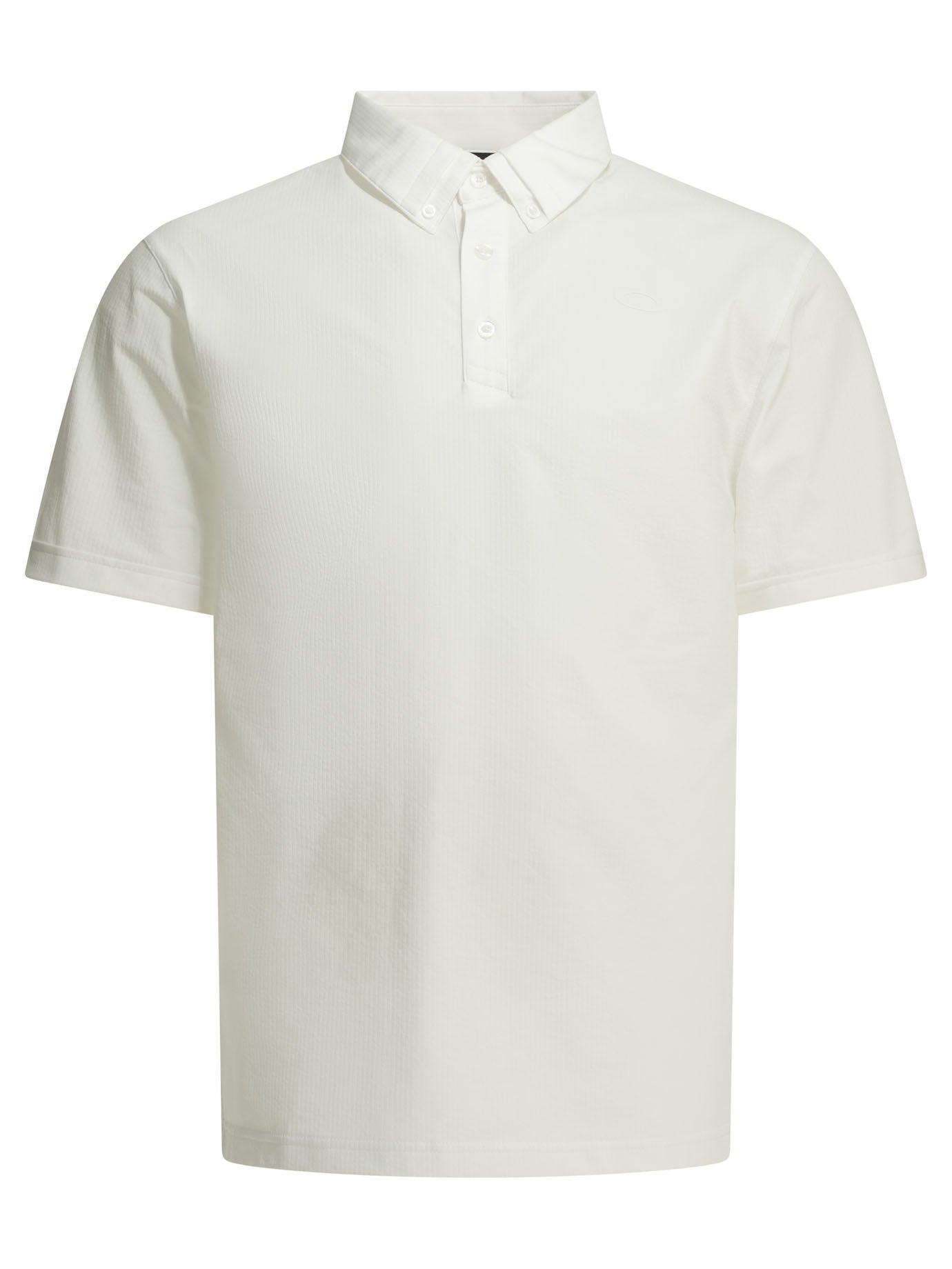 Oakley "O-Synk Pack Seersucker 2.0" Polo shirt with buttons - White