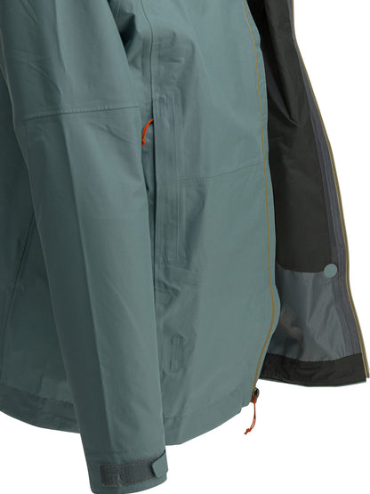 Patagonia "M'S Boulder Fork Rain" Technical Jacket - Light Blue