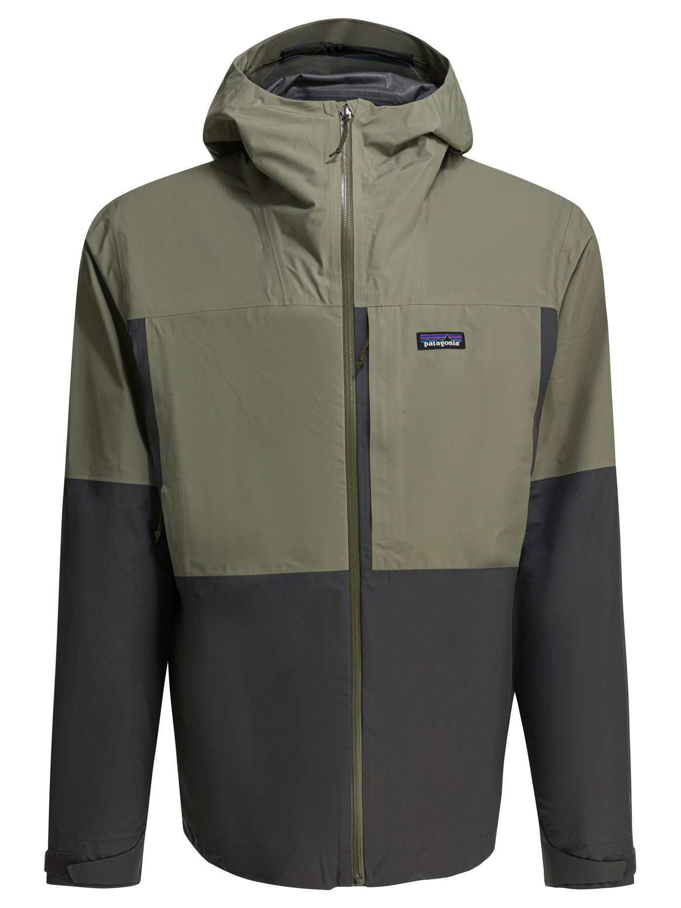 Patagonia "M'S Boulder Fork Rain" technical jacket - Green