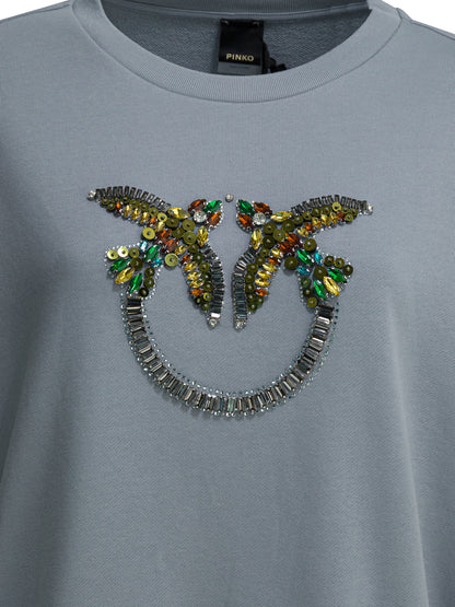 Pinko Sweatshirts - Light Blue
