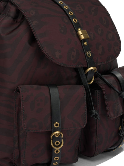 Pinko Backpacks - Bordeaux