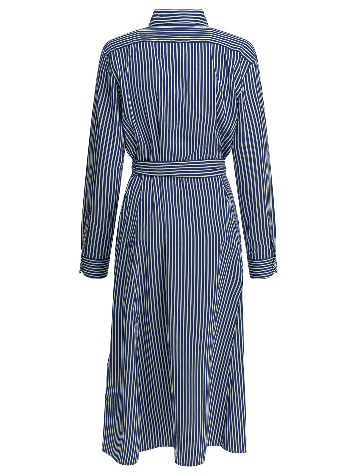 Polo Ralph Lauren Chemisier midi dress with logo - Blue