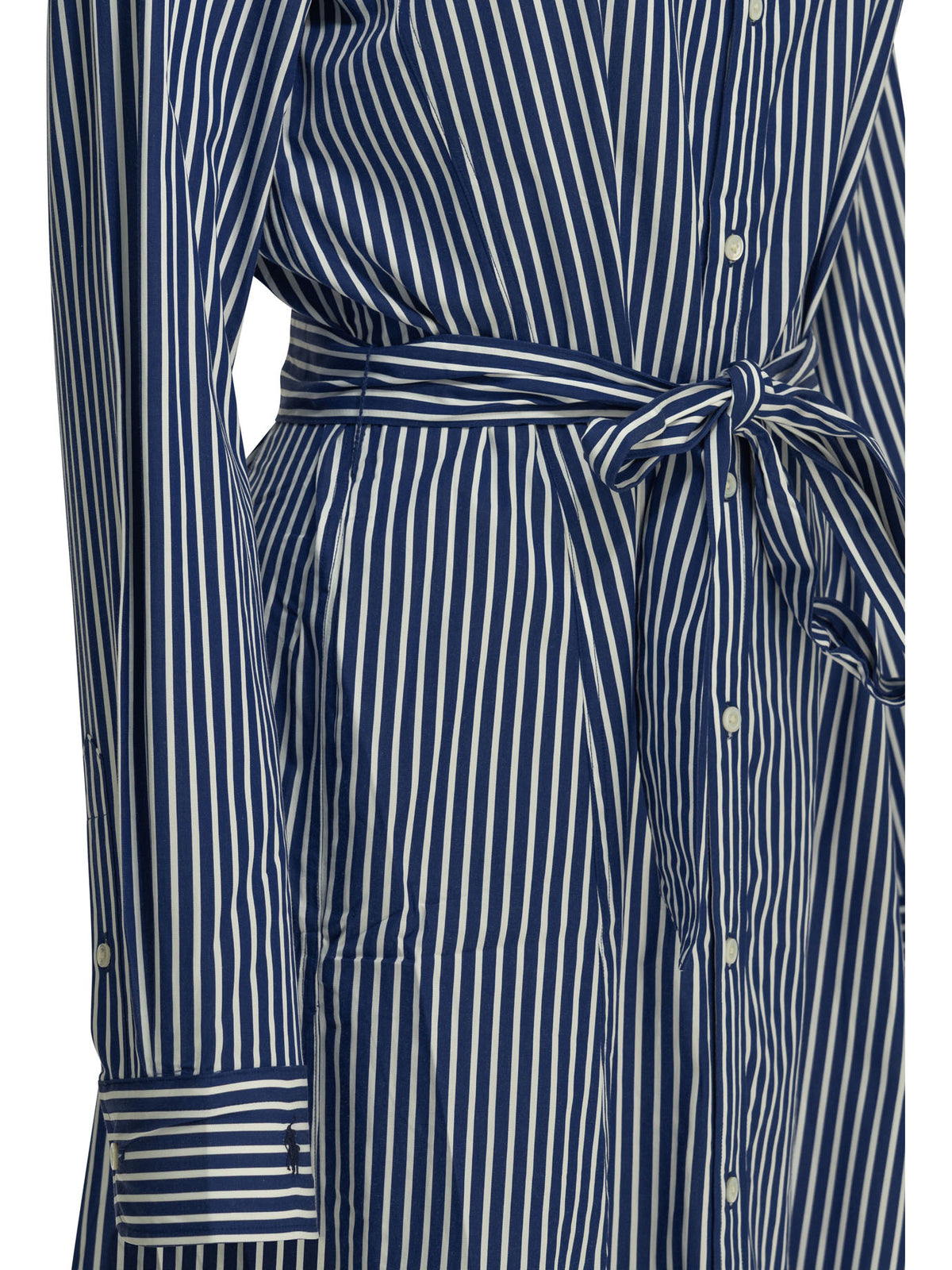 Polo Ralph Lauren Chemisier midi dress with logo - Blue