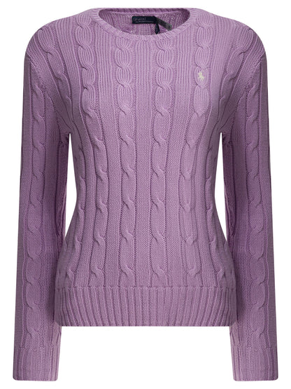 Polo Ralph Lauren Crew-neck sweater with logo - Purple