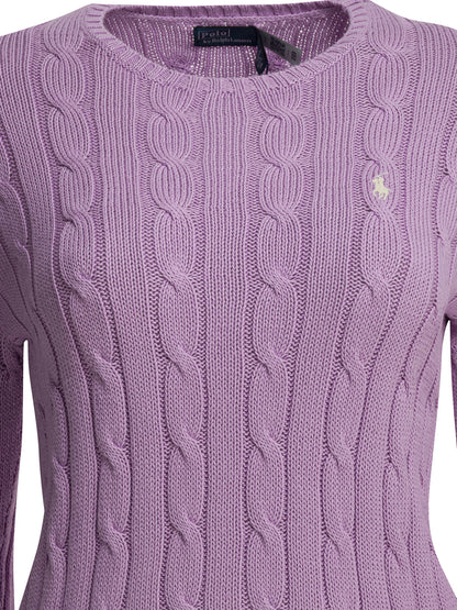 Polo Ralph Lauren Crew-neck sweater with logo - Purple