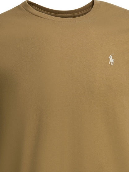 Polo Ralph Lauren Crew-neck T-shirt with logo - Brown
