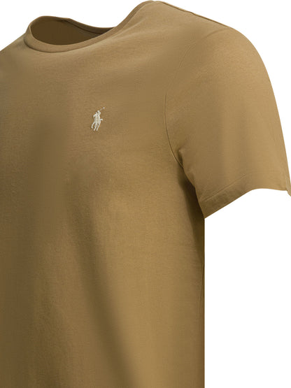 Polo Ralph Lauren Crew-neck T-shirt with logo - Brown