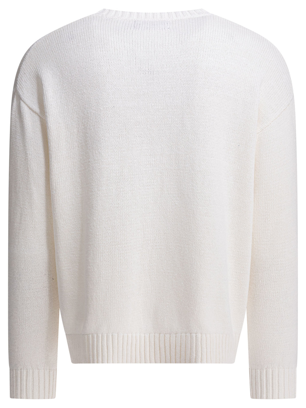 Polo Ralph Lauren Crew-neck sweater with logo - White