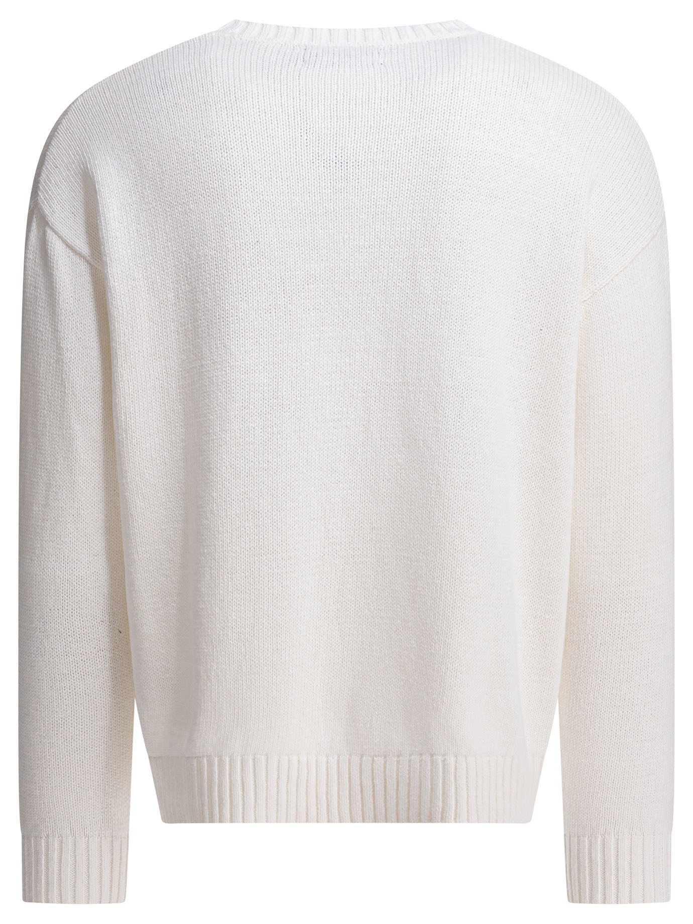 Polo Ralph Lauren Crew-neck sweater with logo - White