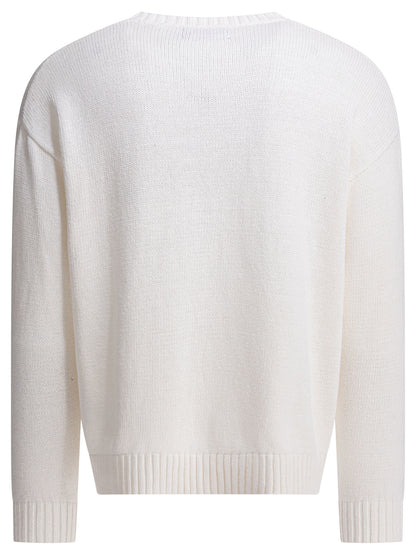 Polo Ralph Lauren Crew-neck sweater with logo - White