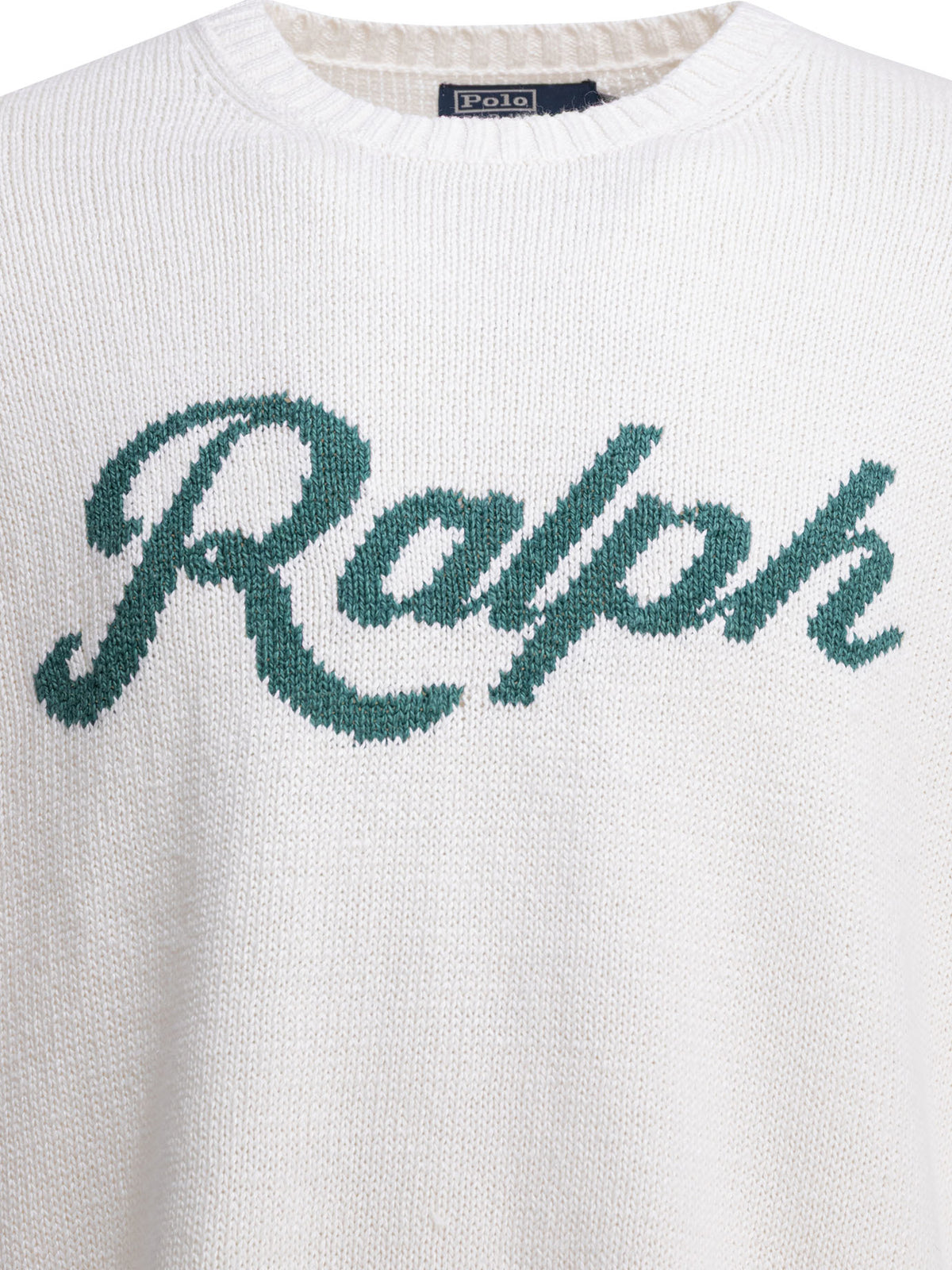 Polo Ralph Lauren Crew-neck sweater with logo - White