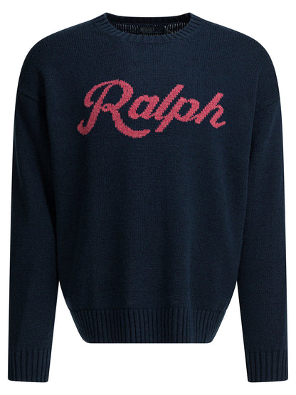 Polo Ralph Lauren Crew-neck sweater with logo - Blue