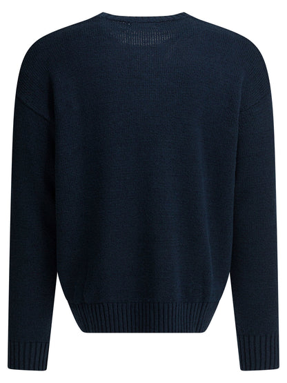 Polo Ralph Lauren Crew-neck sweater with logo - Blue