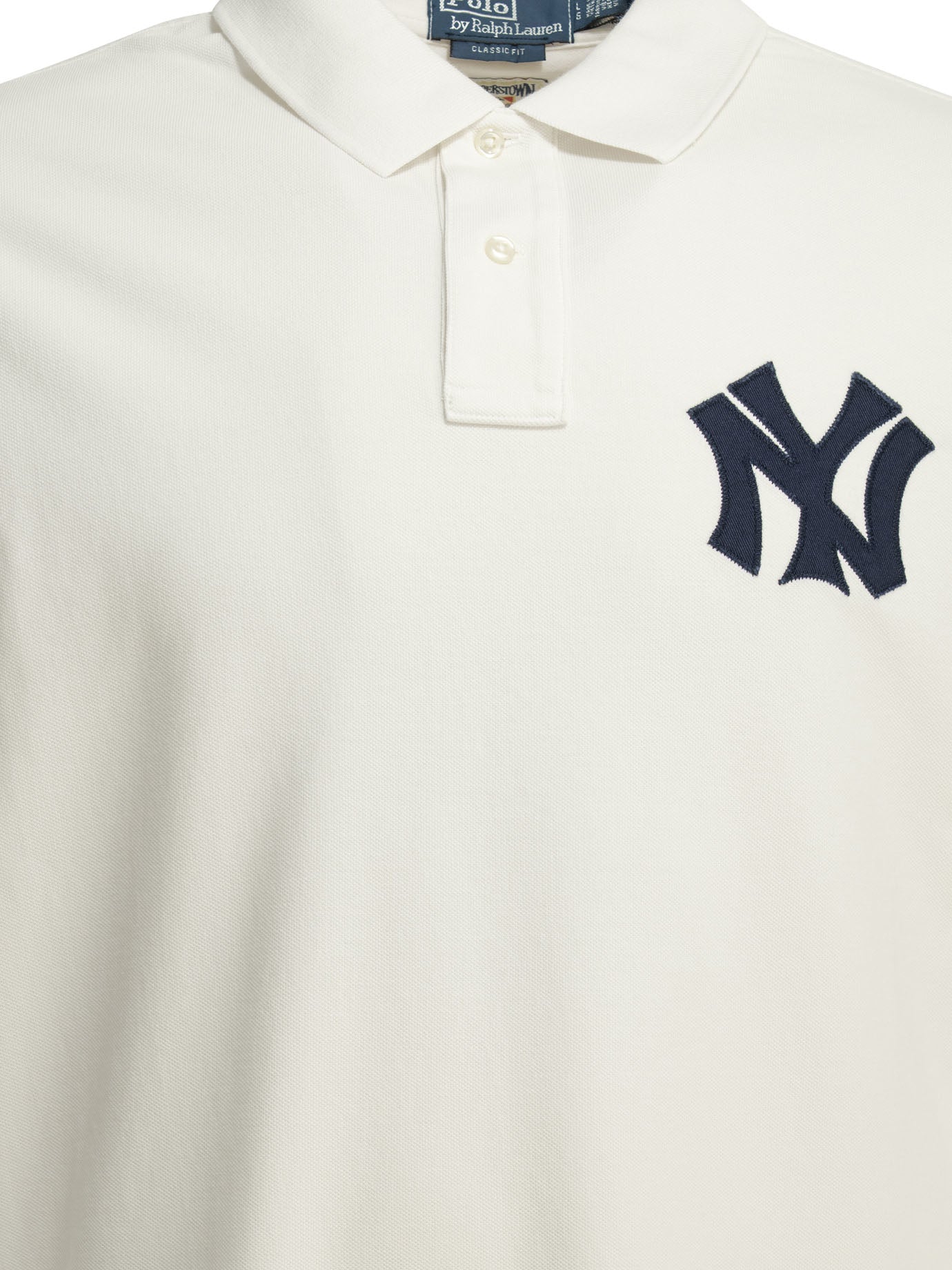 Polo Ralph Lauren "Raplh Lauren x MLB Collection" button-down polo shirt. - White