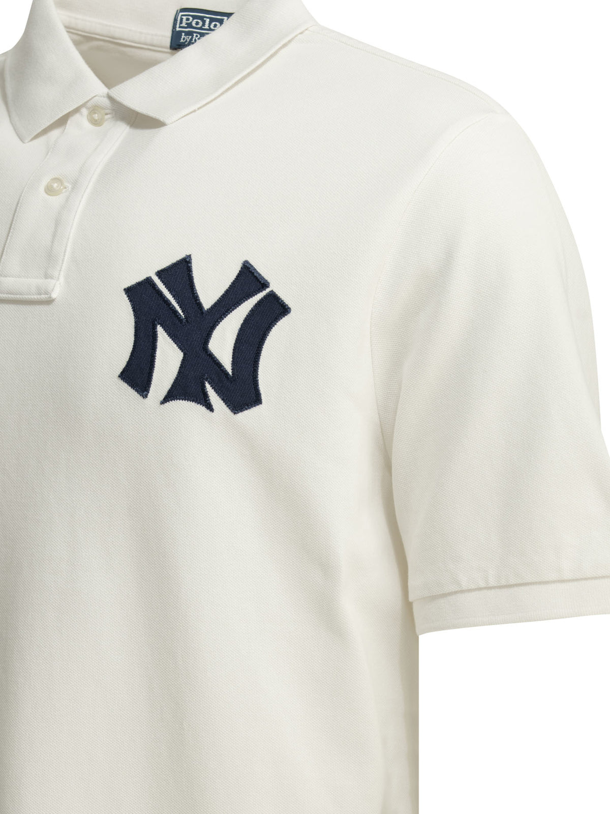 Polo Ralph Lauren "Raplh Lauren x MLB Collection" button-down polo shirt. - White