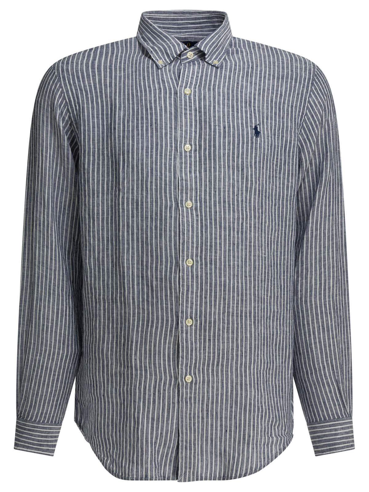 Polo Ralph Lauren Custom-fit casual shirt with logo - Blue