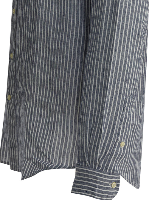 Polo Ralph Lauren Custom-fit casual shirt with logo - Blue