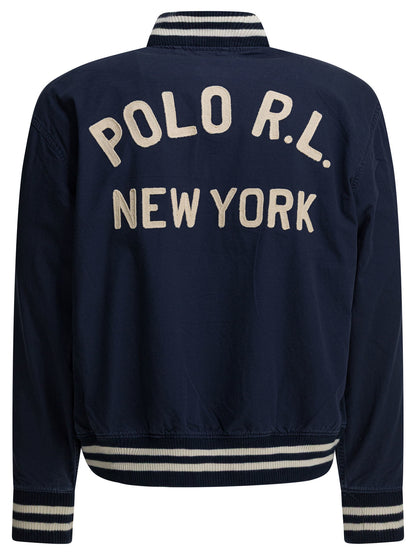 Polo Ralph Lauren Bomber jacket with logo - Blue