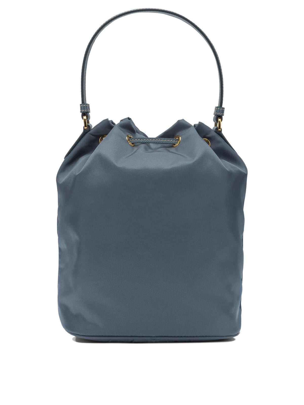 Prada Re-Nylon Small "Duet" Hand Bag - Blue