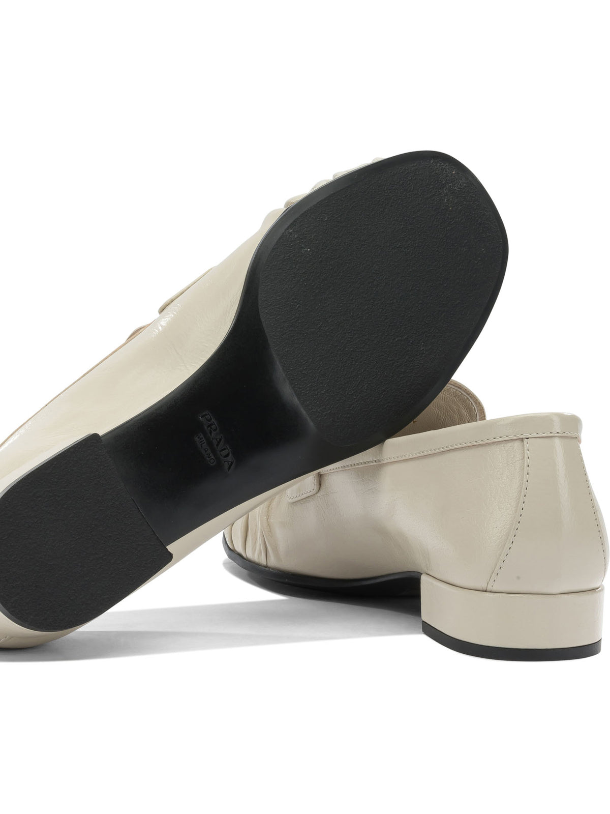 Prada Leather loafers - White