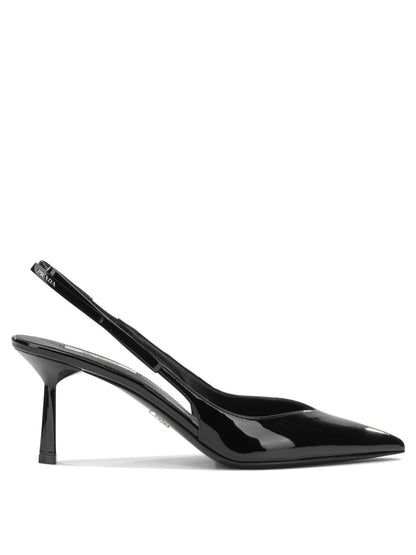 Prada Patent leather slingback - Black