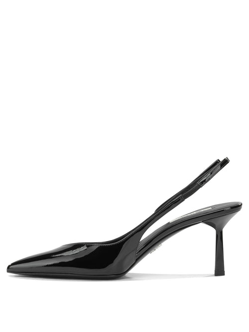 Prada Patent leather slingback - Black
