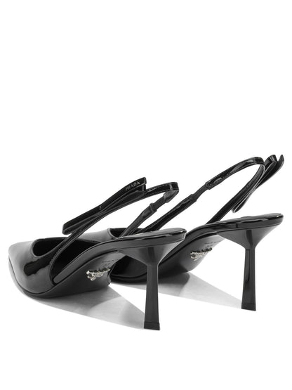 Prada Patent leather slingback - Black