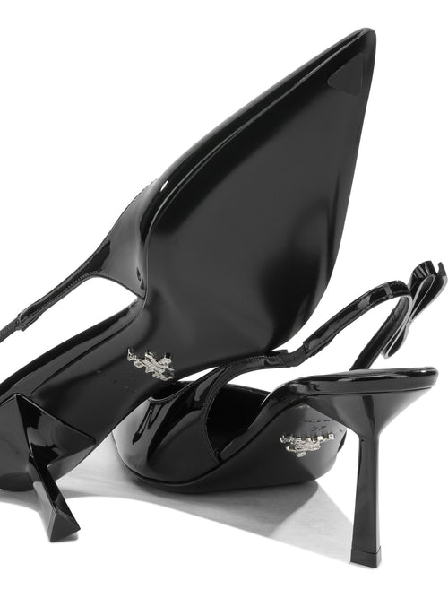 Prada Patent leather slingback - Black