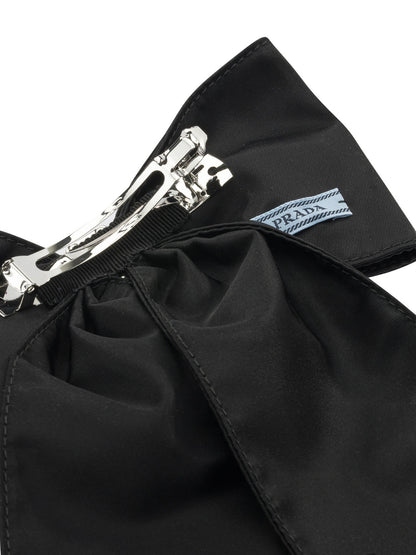 Prada Re-Nylon Hair Clips - Black