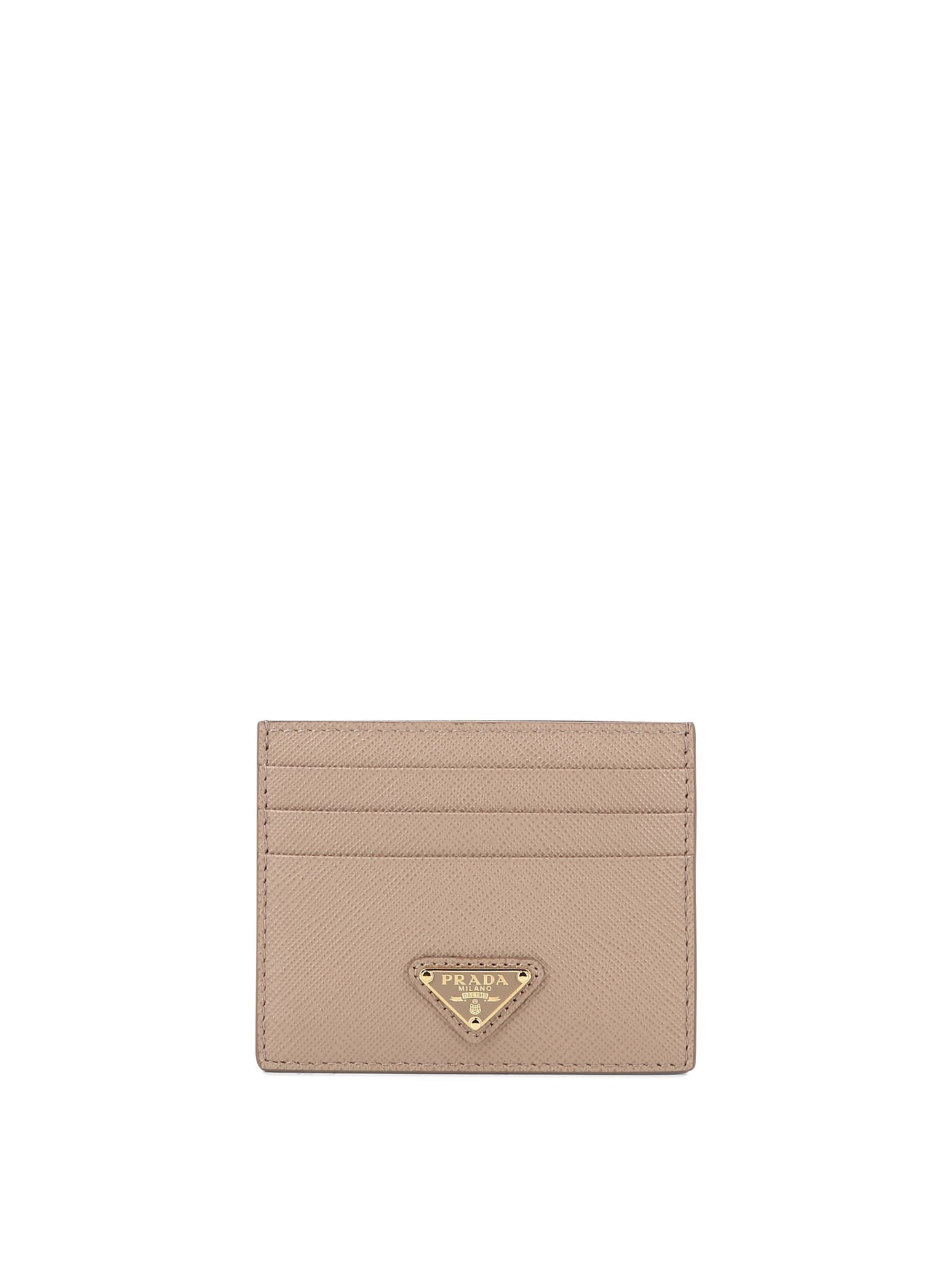 Prada Saffiano leather card holders - Pink