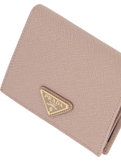 Prada Saffiano leather wallet - Pink