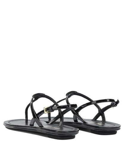 Prada Patent leather thong sandals - Black