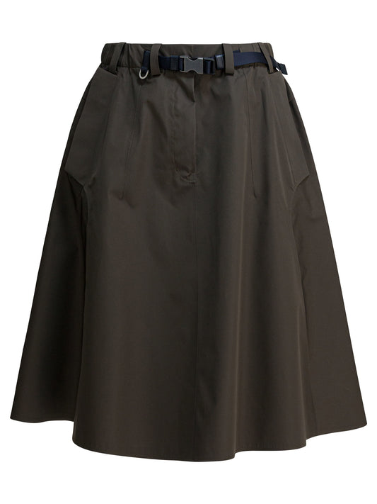 Prada Midi skirt with belt - Green