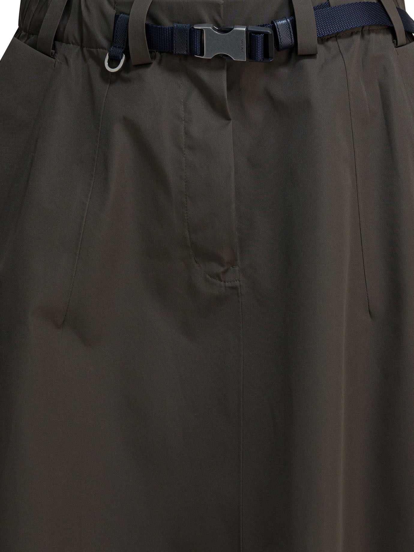 Prada Midi skirt with belt - Green