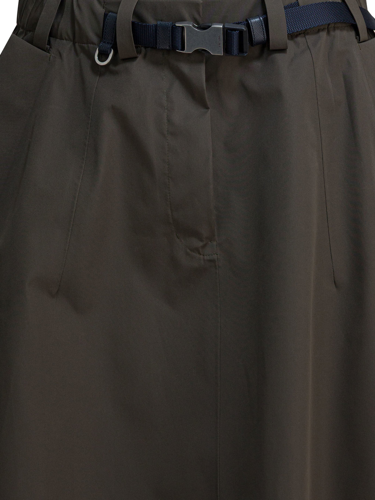 Prada Midi skirt with belt - Green