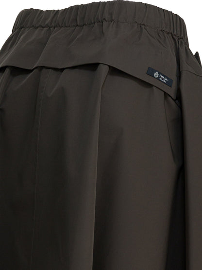 Prada Midi skirt with belt - Green
