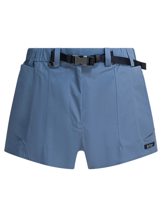Prada Technical fabric shorts - Light Blue