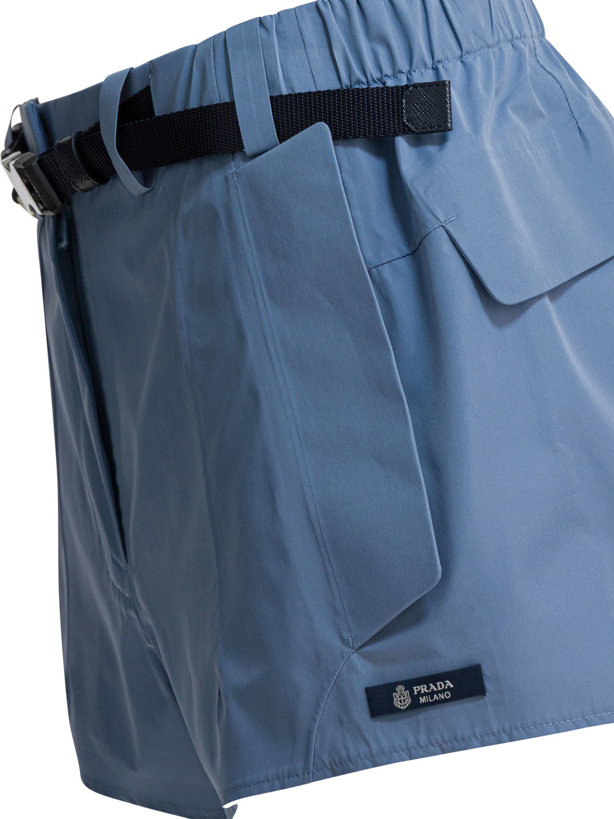 Prada Technical fabric shorts - Light Blue