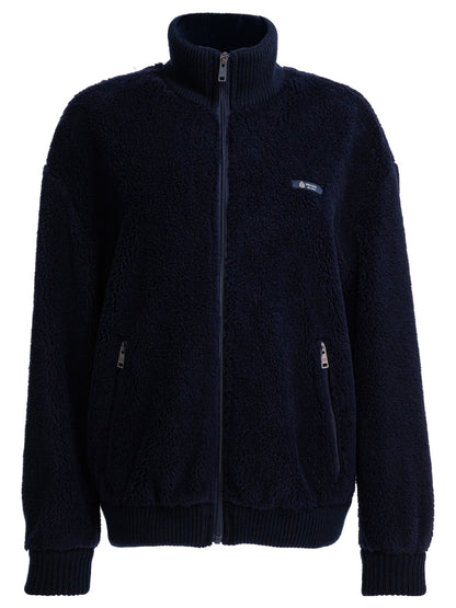 Prada Wool-blend fleece jacket - Blue