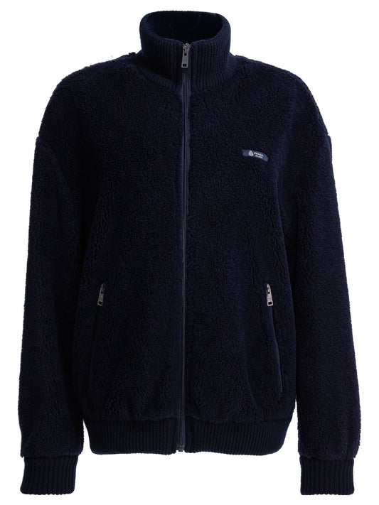 Prada Wool-blend fleece jacket - Blue