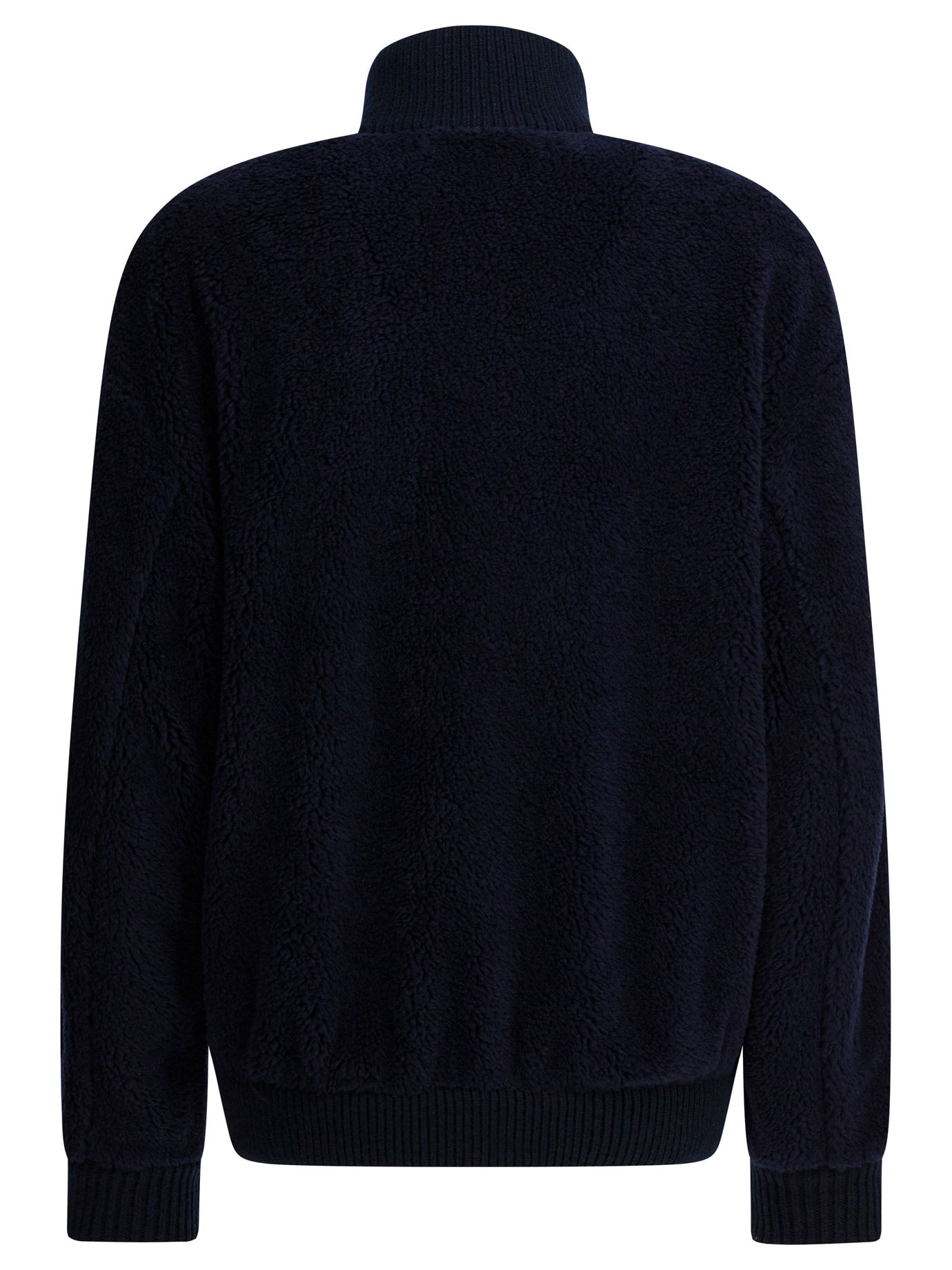 Prada Wool-blend fleece jacket - Blue